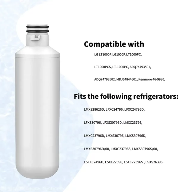 LG LT1000P, PC/PCS ADQ747935, ADQ74793501 Replacement Refrigerator Water Filter - Image 7
